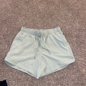 Light green athletic shorts